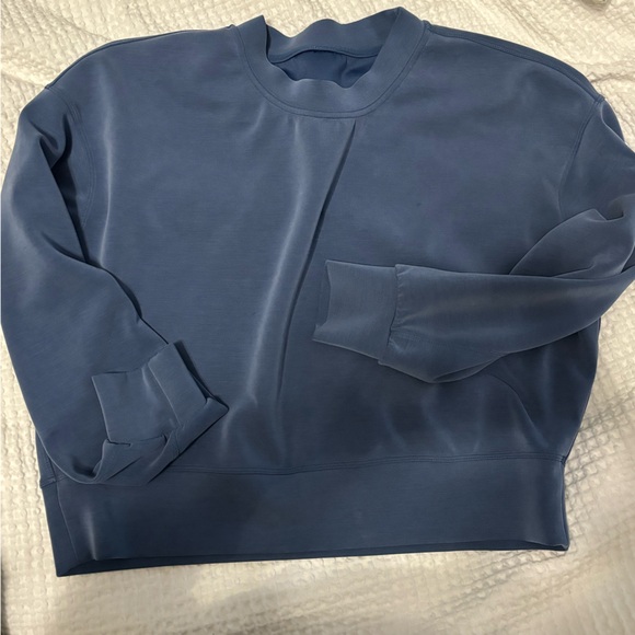 Lululemon softstreme perfectly oversized cropped crew 🍋 - Picture 2 of 4